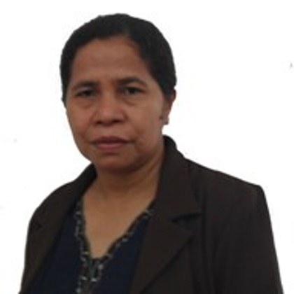 Ibu Isabelah (Wakil Kepala Sekolah Bidang Kesiswaan dan Wali Kelas VII).