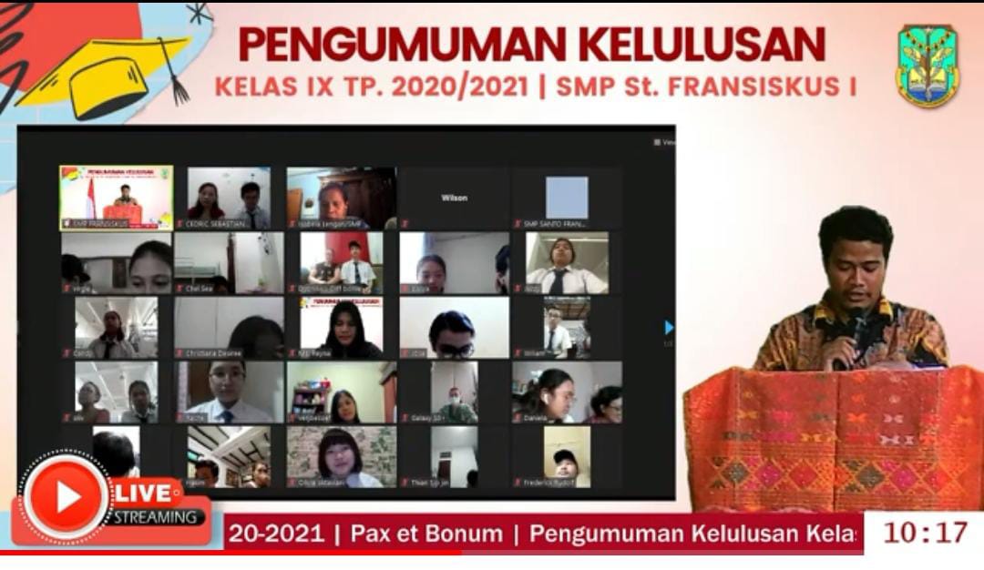 Kabar Kelulusan SMP Santo Fransiskus I